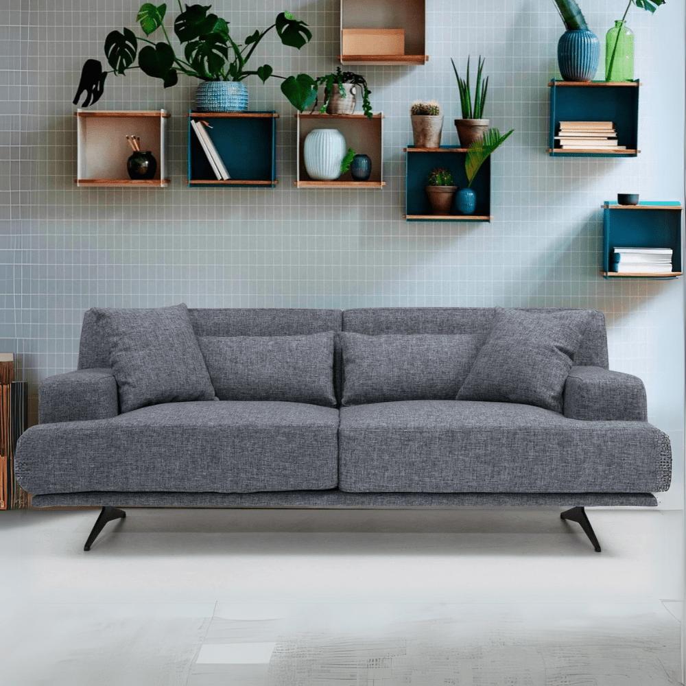 2,5-zits Bank Bentley Grijs