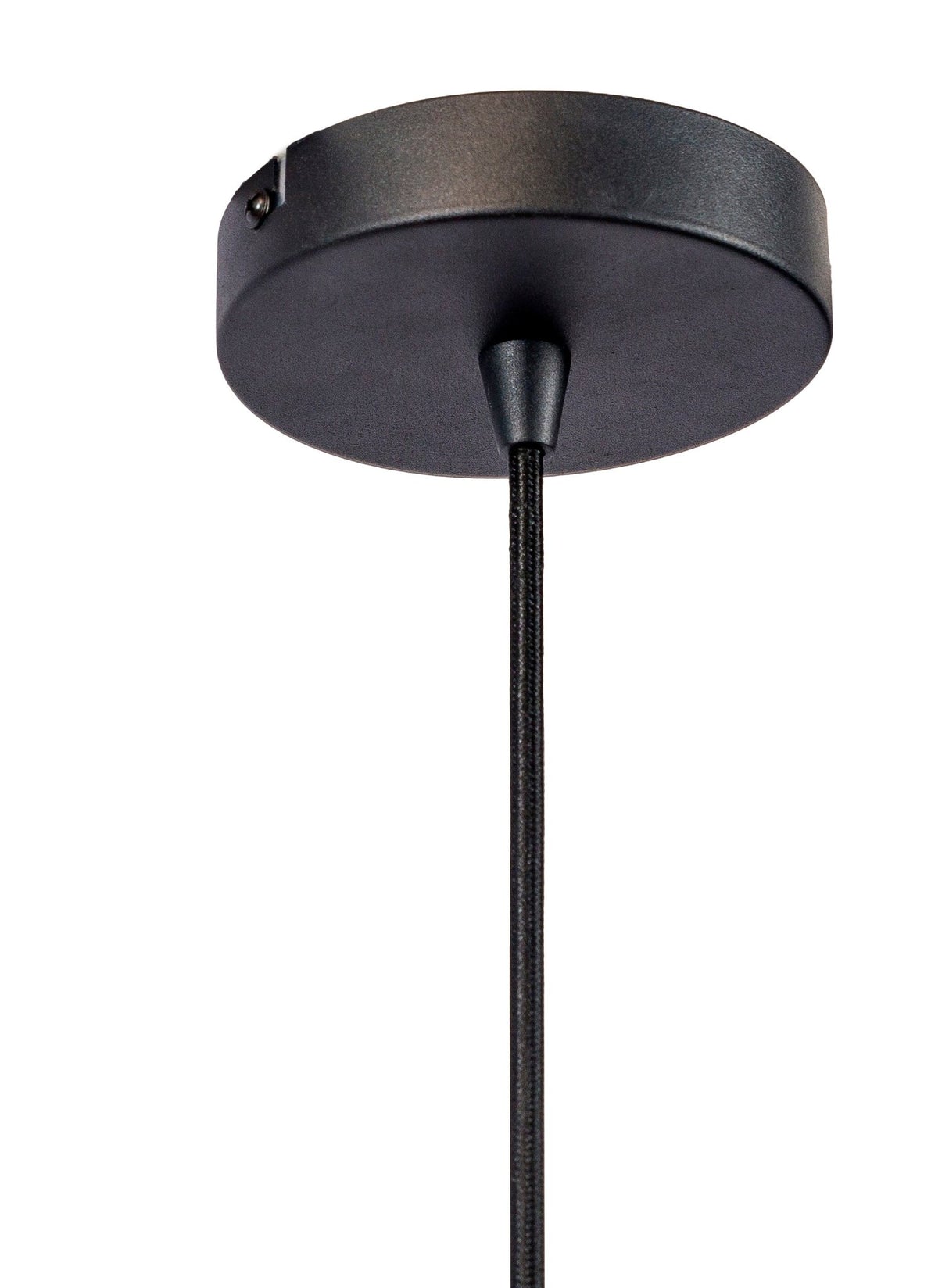 Suspension industrielle Ursul Noir Métal 1 lumière Ø55 cm