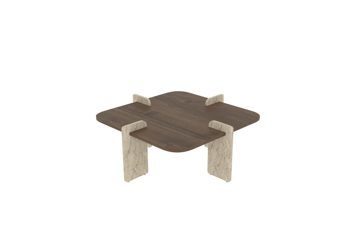 Poalla - Walnut, Travertine Walnut Travertine 100% MELAMINE COATED CHIPBOARD