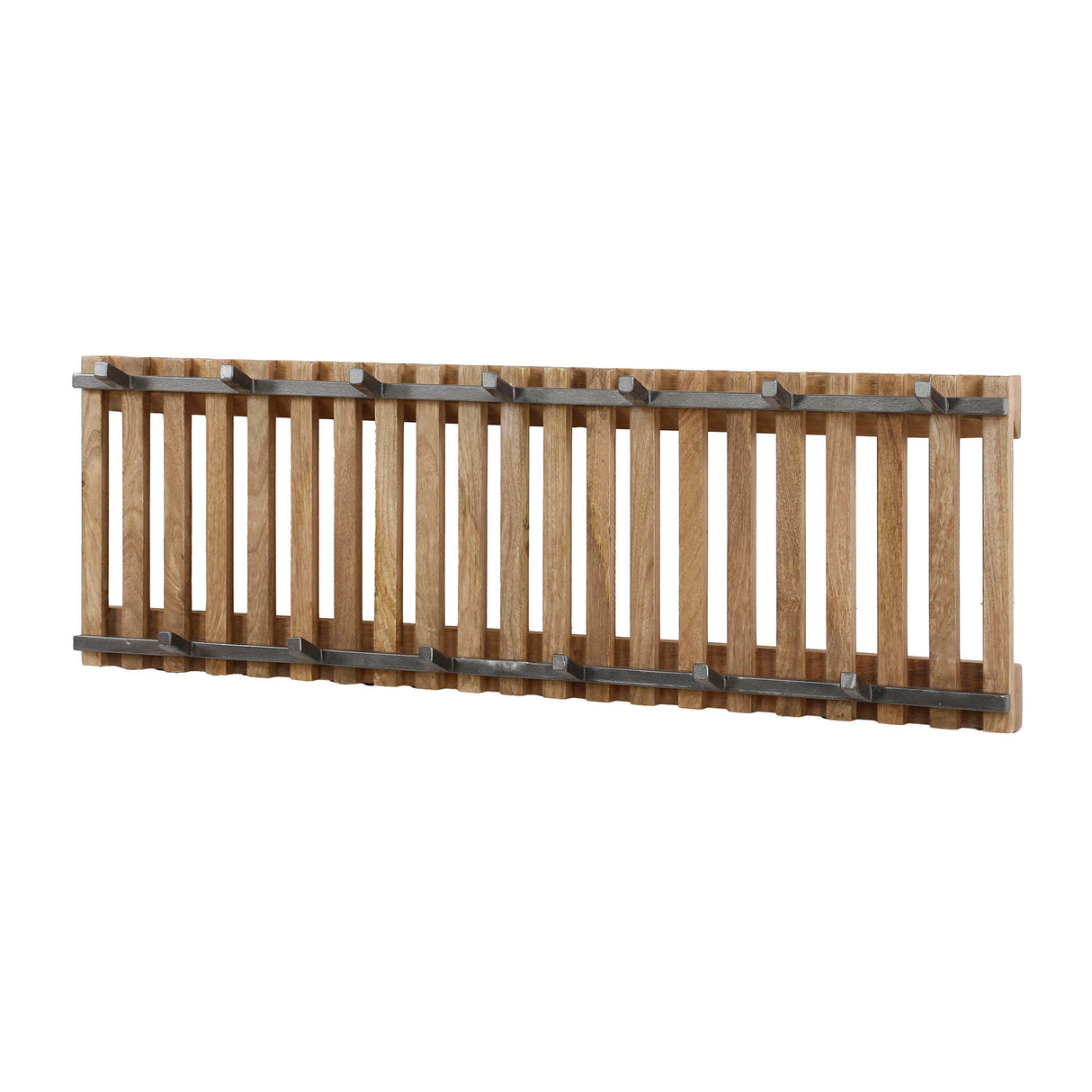 Porte-manteau Vera 13 Crochets Bois de mangue Couleur sable