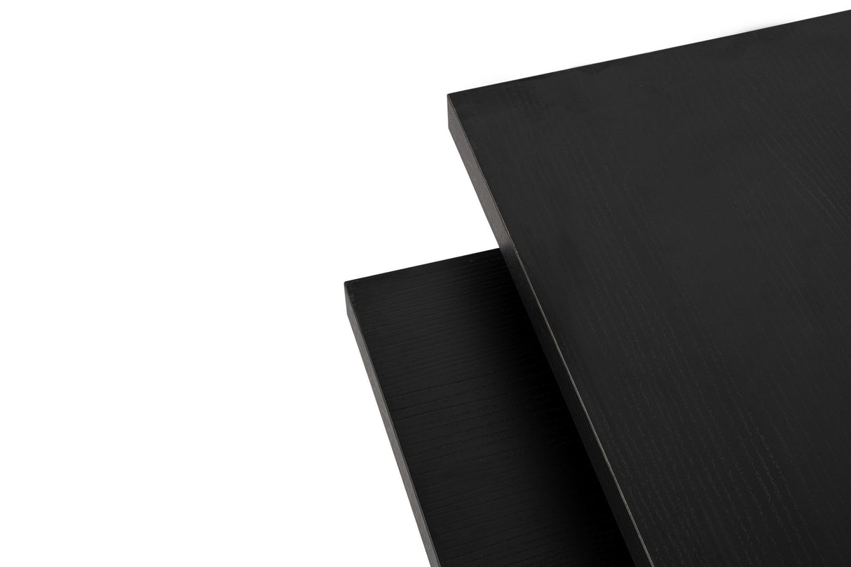 Table basse noire en mélamine Rebellion