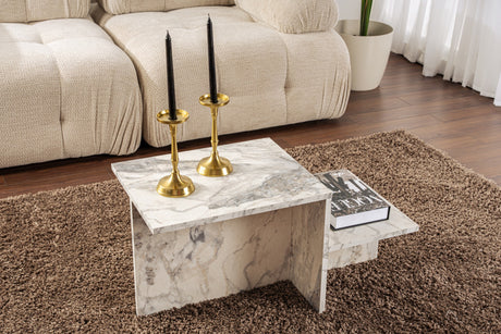 Salontafel Marmerlook Melamine Eterna