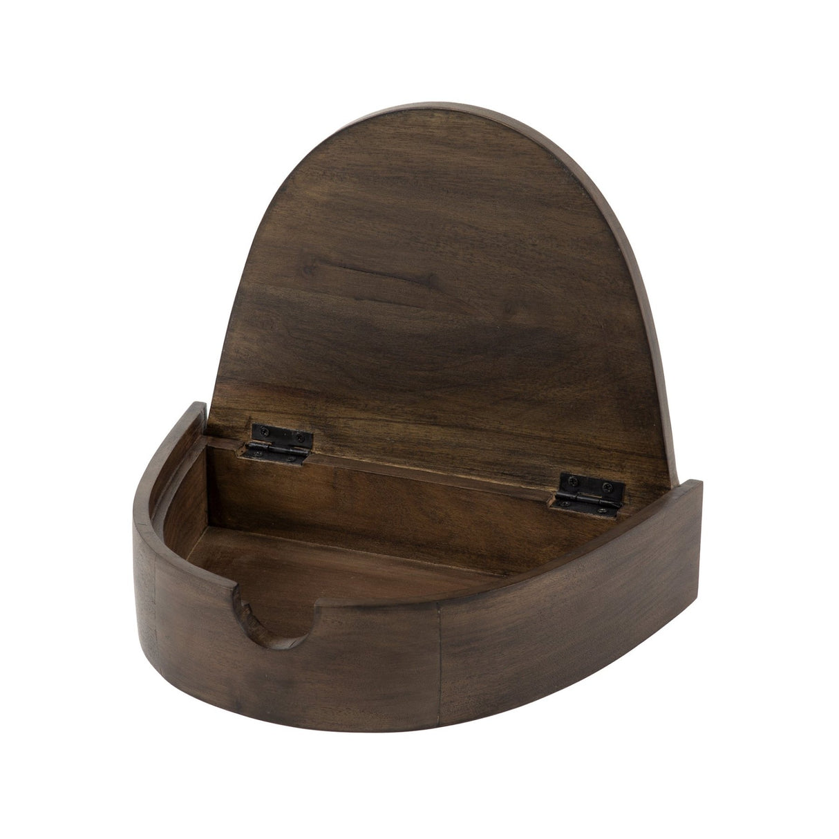 Ensemble de Tables de Nuit Demi-circulaires Flottantes 2 – Acacia