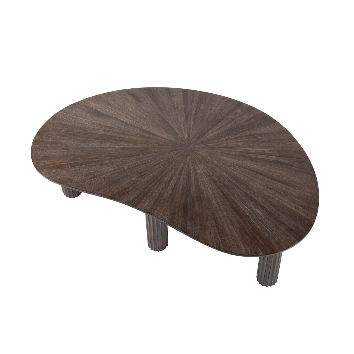 Salontafel Myla Organisch Teakhout Bruin 110 cm