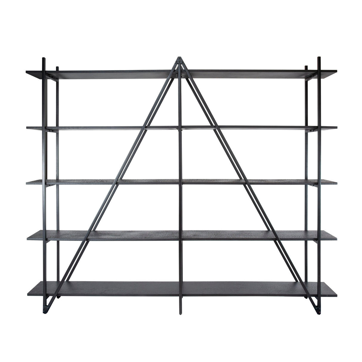 Wandkast Loek 5-laags Metaal Grijs 220 cm