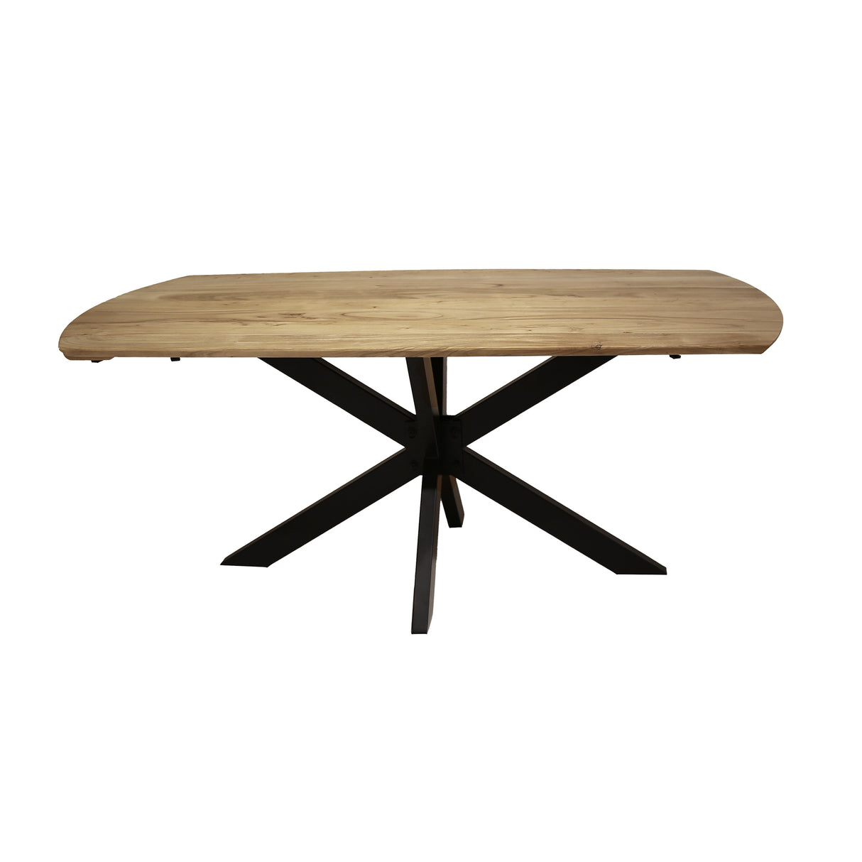 Table à manger extensible Mack Danish Oval Bois d'acacia 175-275x90 cm