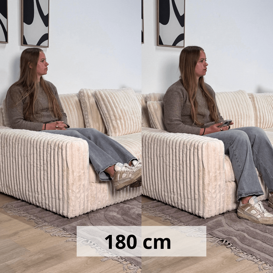 Canapé-salon à 3 places Nia doussinet côte