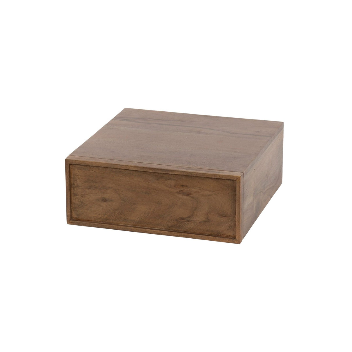 Table de chevet flottant en acacia drift brown industriel
