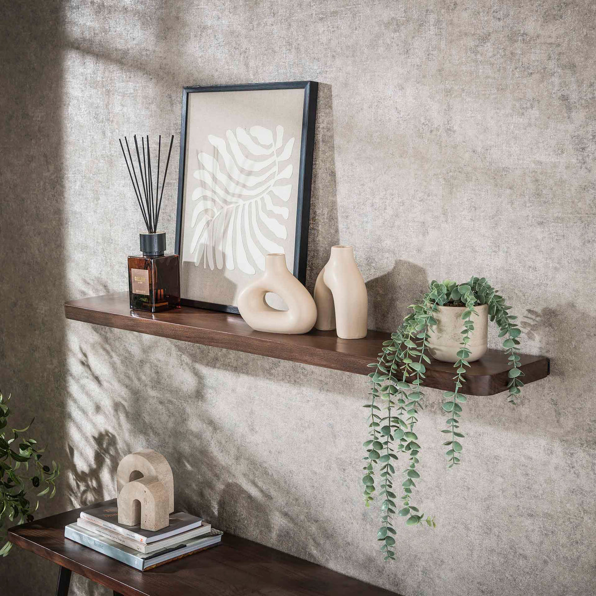 Étagère murale Loft Acacia 120 cm - Drift Brown