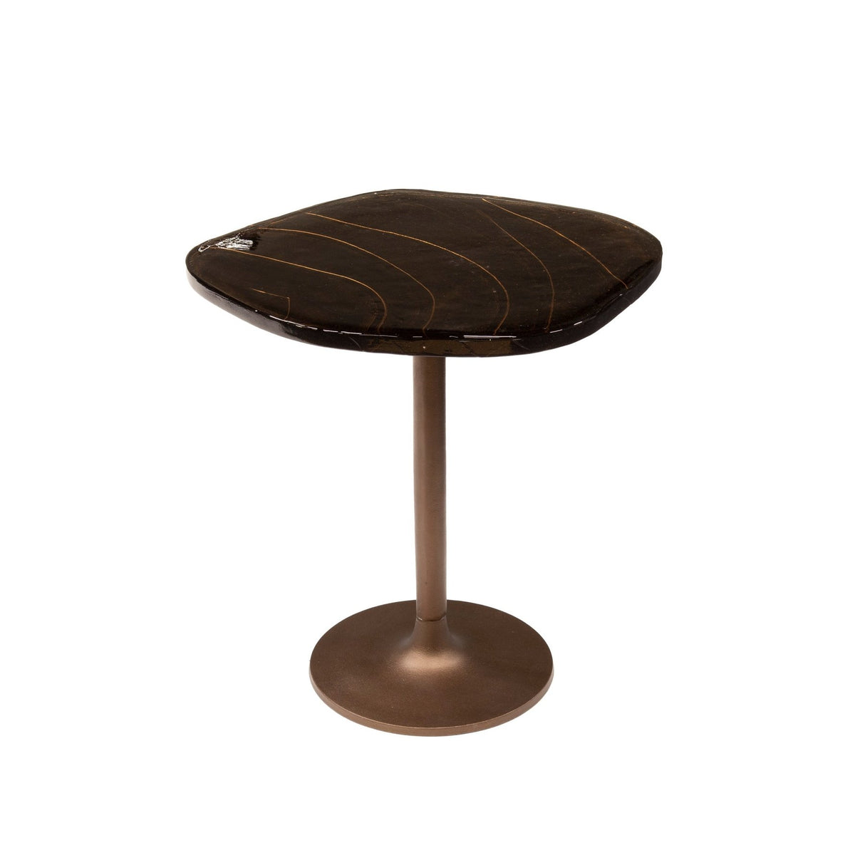 Table d'appoint Aris S – Cuivre antique 53x42x50 cm