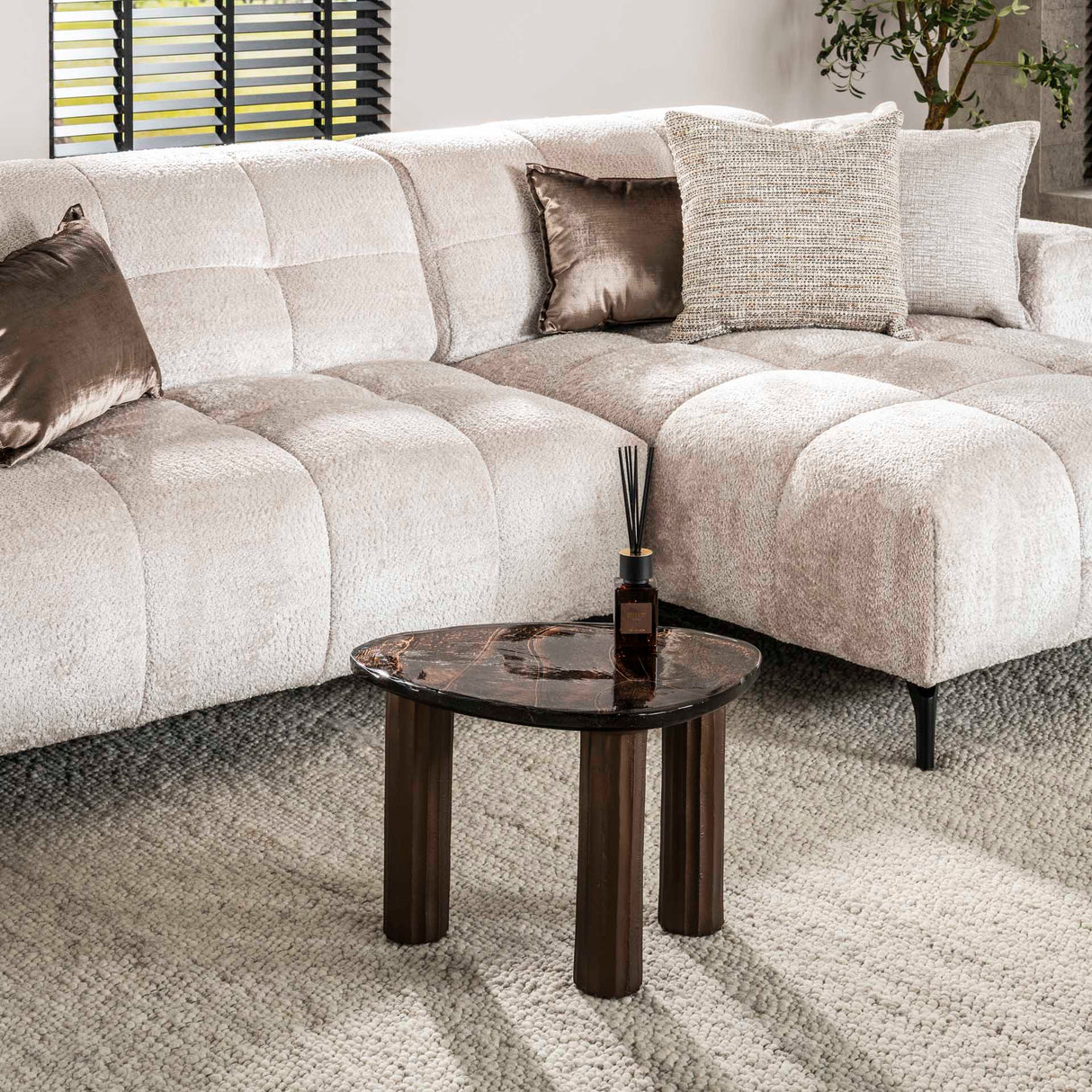 Table basse Liva S – Cuivre antique