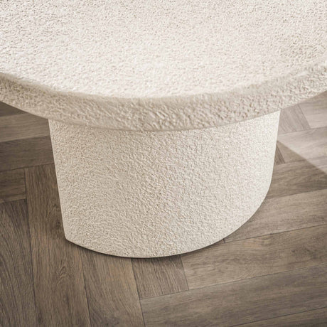 Salontafel Zina 150 cm Marmer composiet wit