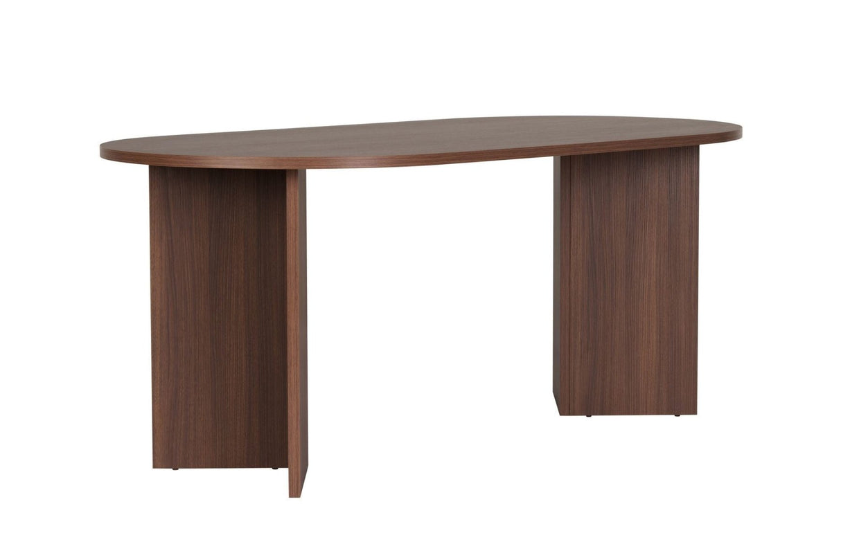 Sablin Table à manger Noyer 180x89,5x75 cm Noyer Mélamine