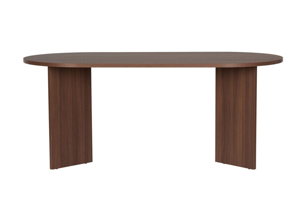 Sablin Table à manger Noyer 180x89,5x75 cm Noyer Mélamine
