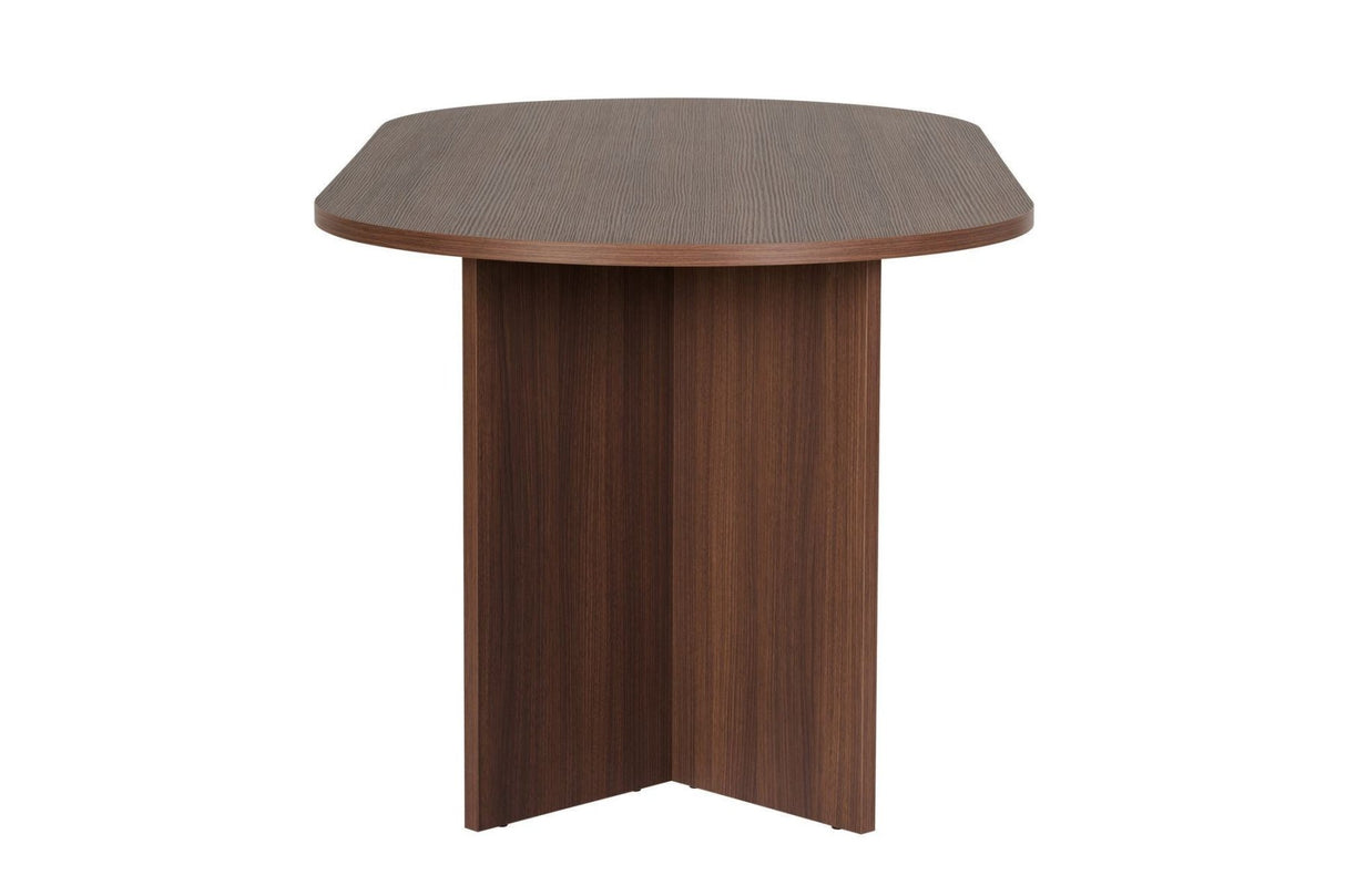 Sablin Table à manger Noyer 180x89,5x75 cm Noyer Mélamine