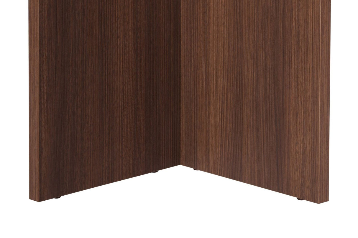 Sablin Table à manger Noyer 180x89,5x75 cm Noyer Mélamine