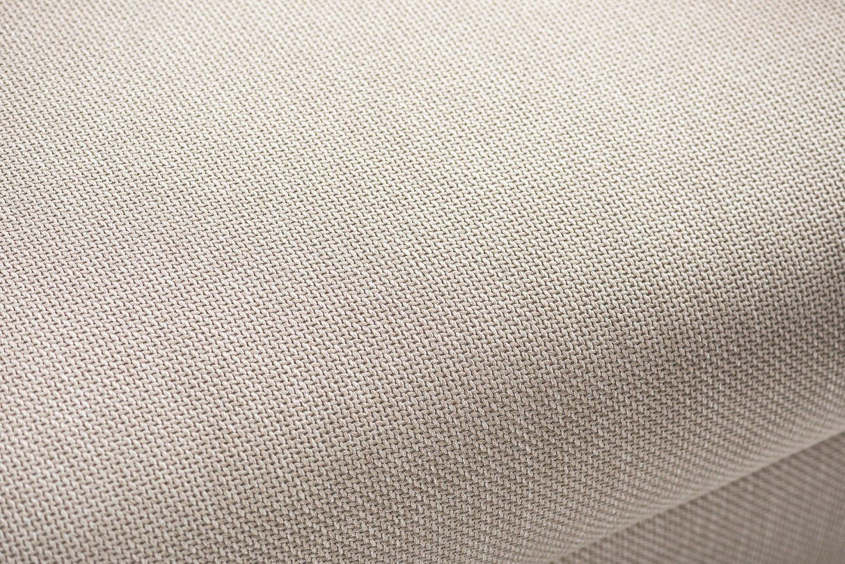 Canapé d'angle Romi tissu beige - droit