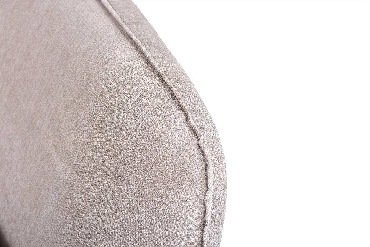 Canapé d'angle 3 places Leah beige