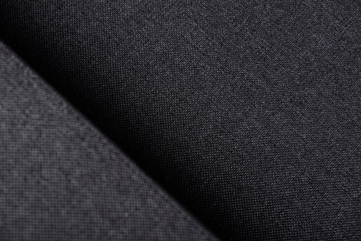 Canapés - Canapé d'angle tissu anthracite - 7 - personnes - 345 x 285 cm - Blake - Dimehouse