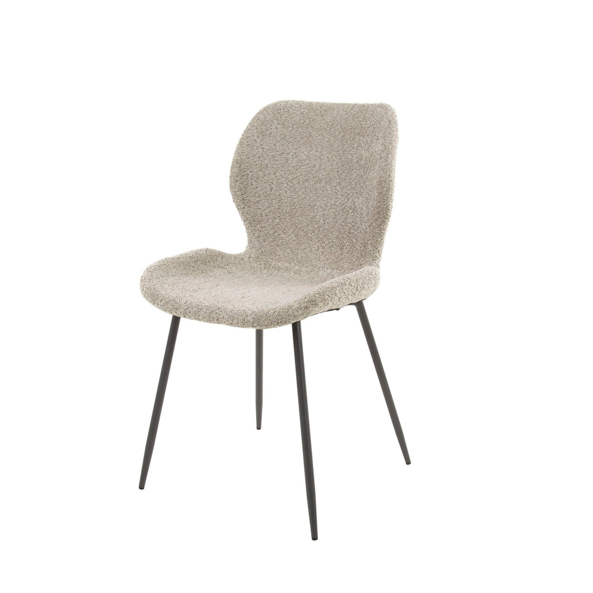 Ensemble de 4 chaises de salle à manger Argo Bouclé sable