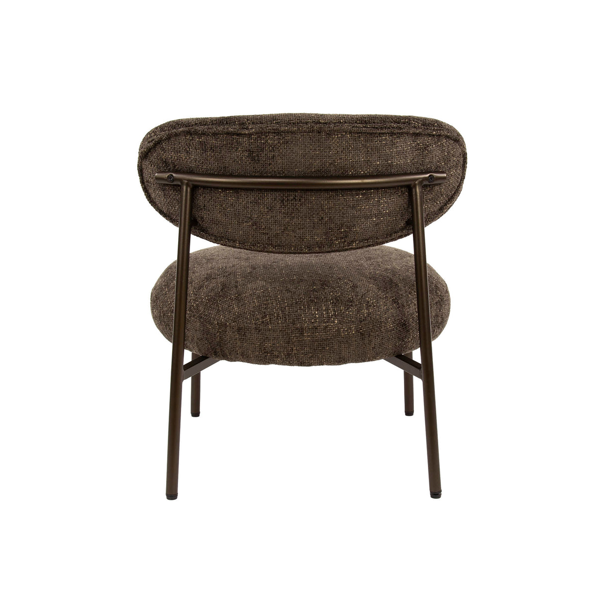 Fauteuil Juno - Tissu Marron - Compact & Confortable