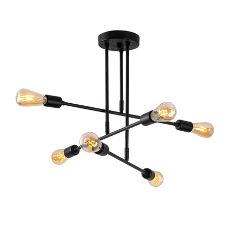 Suspension Noire Métal Topaz