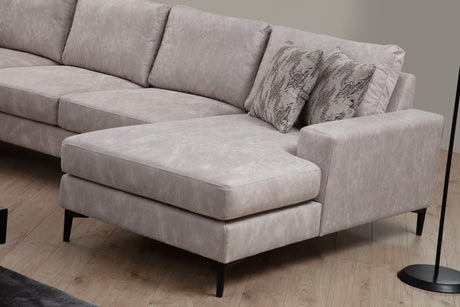 U Hoekbank Links Porto Beige