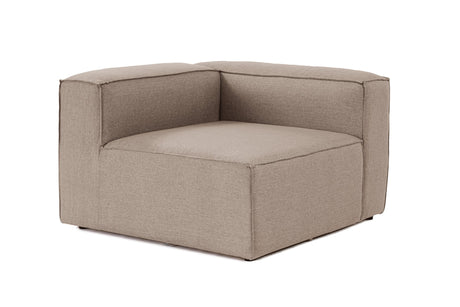 Banque modulaire à droite Hoek Right Fora Brown