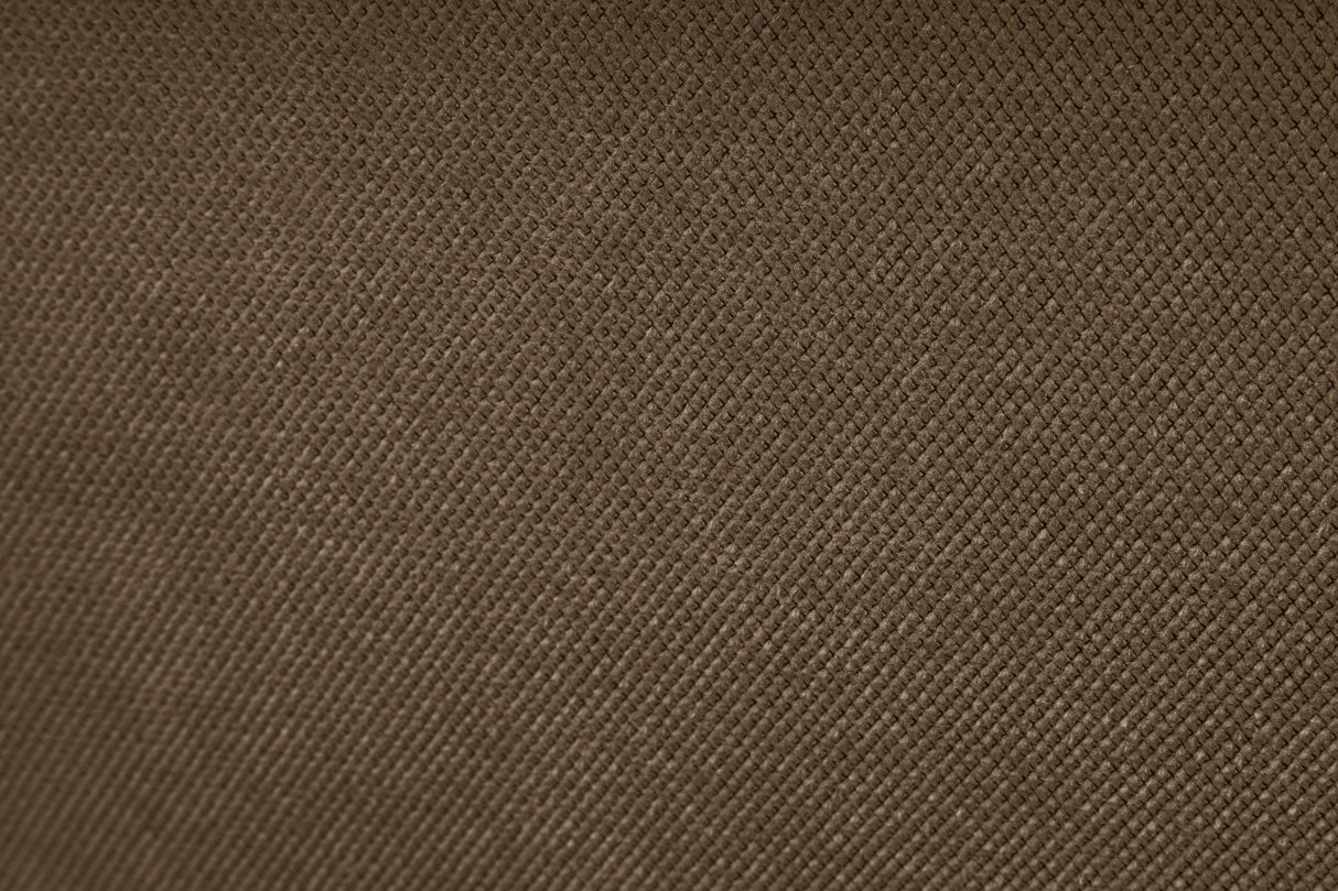 Canapé d'angle modulaire XXL en lin brun 430 cm de large Sora - droit