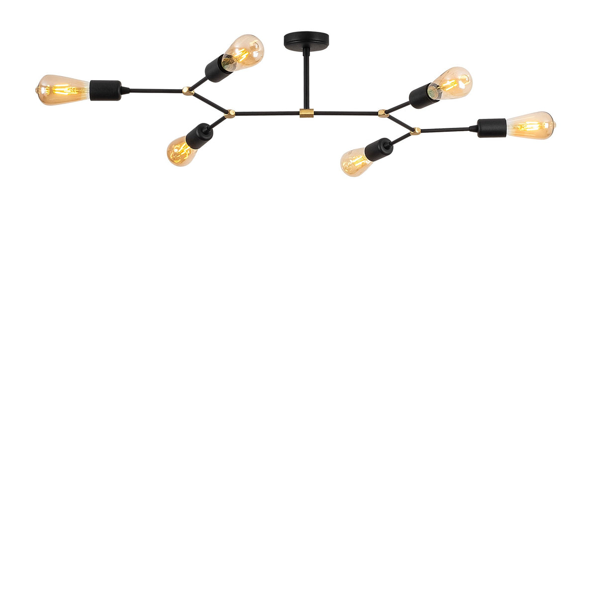 Suspension Noire Métal Sentinel