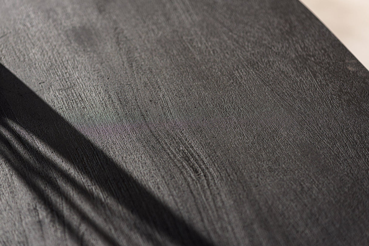 Table à manger Arlo en bois d'acacia noir danois ovale