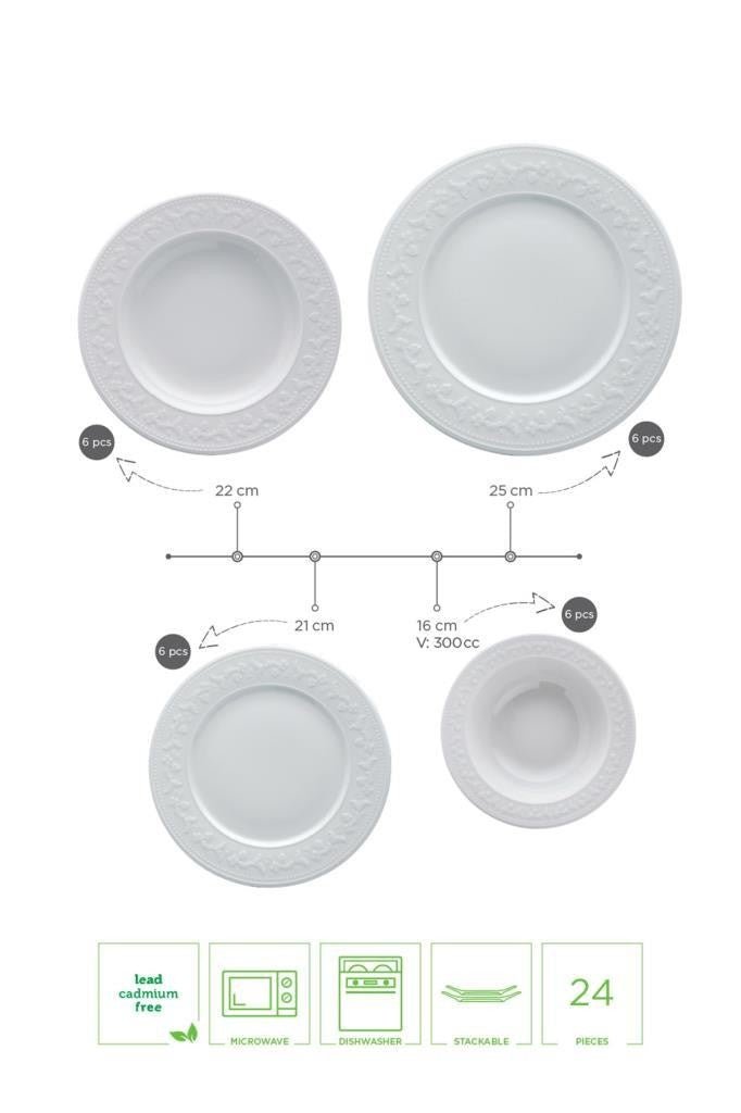 SV24Y200 Blanc 100% PORCELAINE