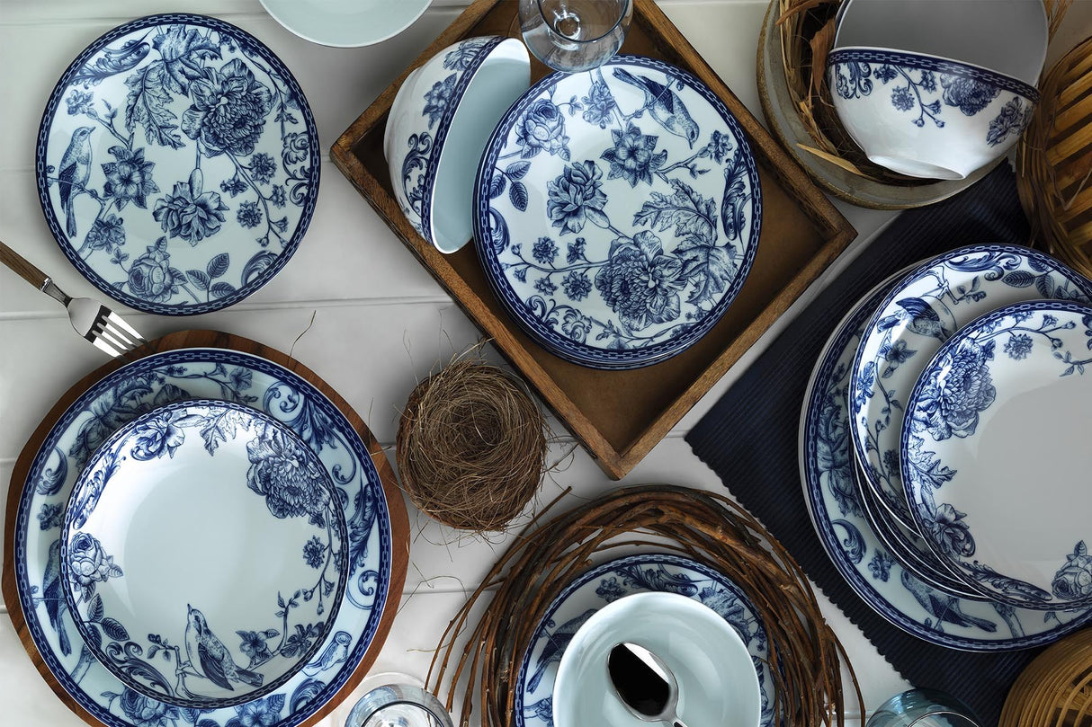 ZG24Y2420939016 Bleu Blanc 100% PORCELAINE