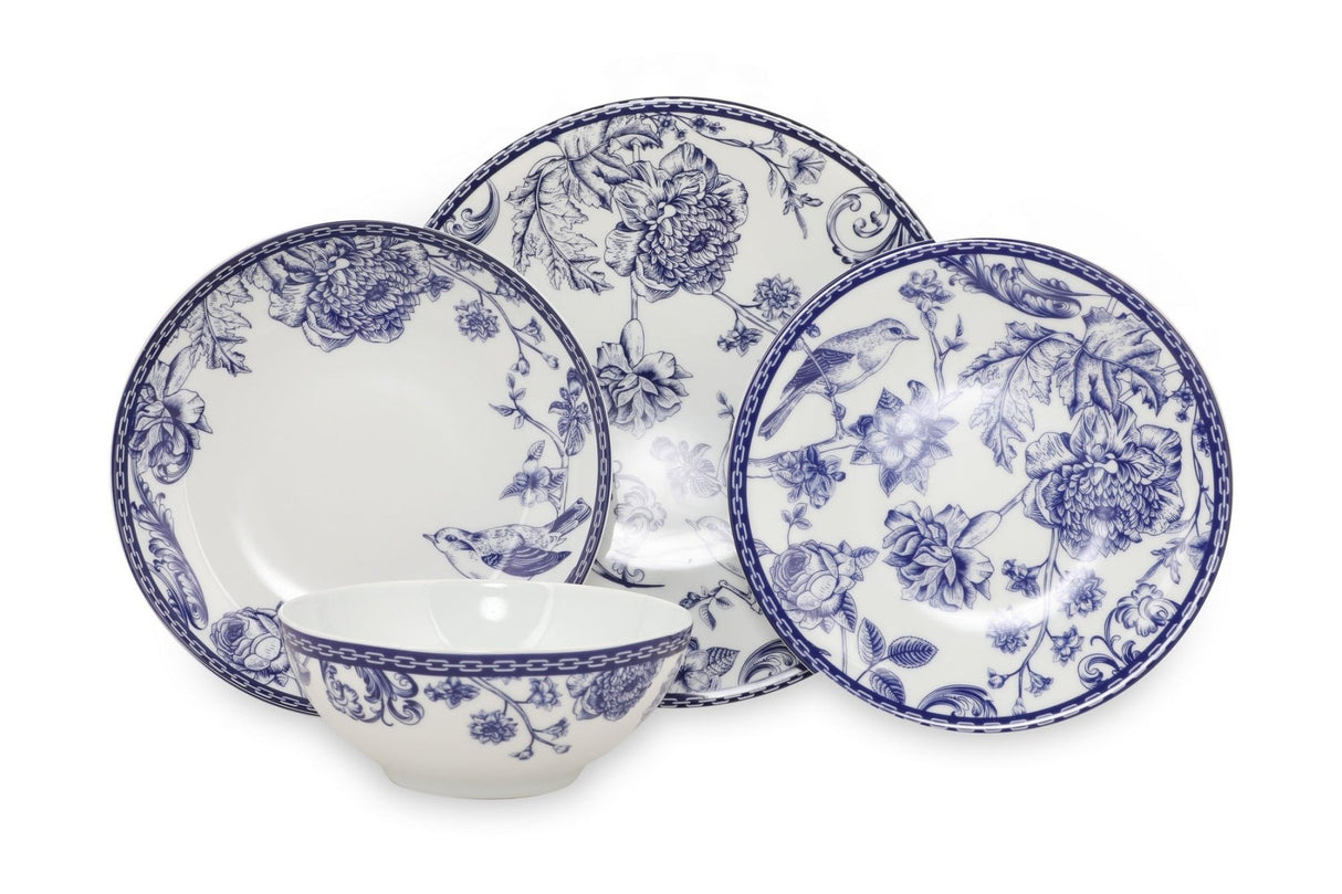 ZG24Y2420939016 Bleu Blanc 100% PORCELAINE