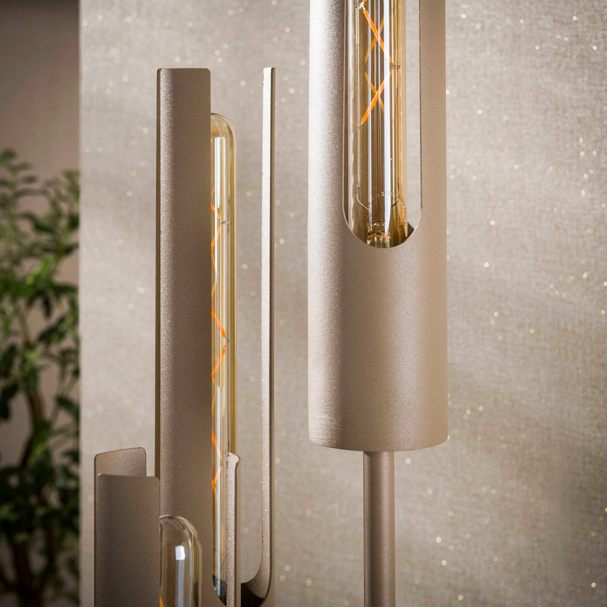 Lampadaire Judy 5 lumières à gradins beige