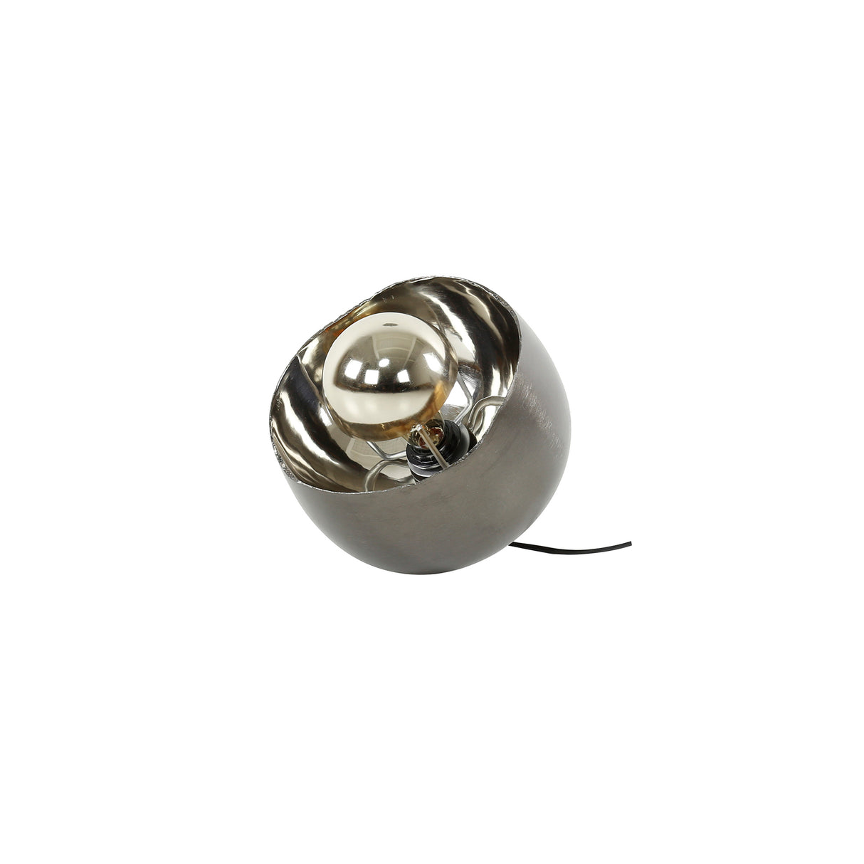 Oria Tafellamp Ø28 Mirror Zwart Nikkel