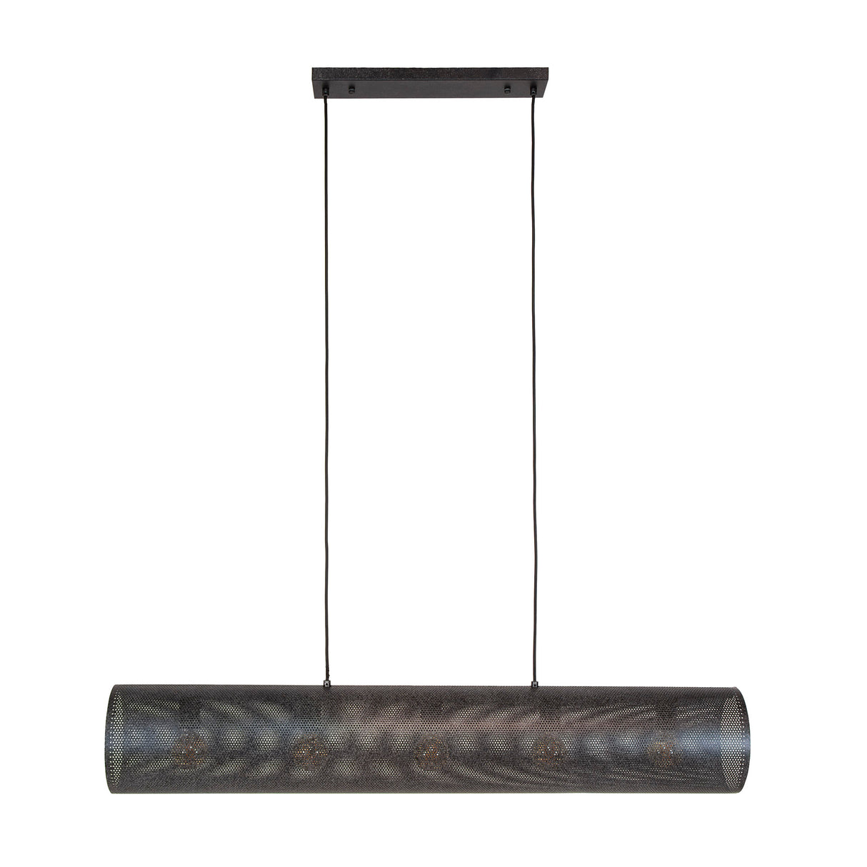 Suspension Knox 5 lumières maille noire