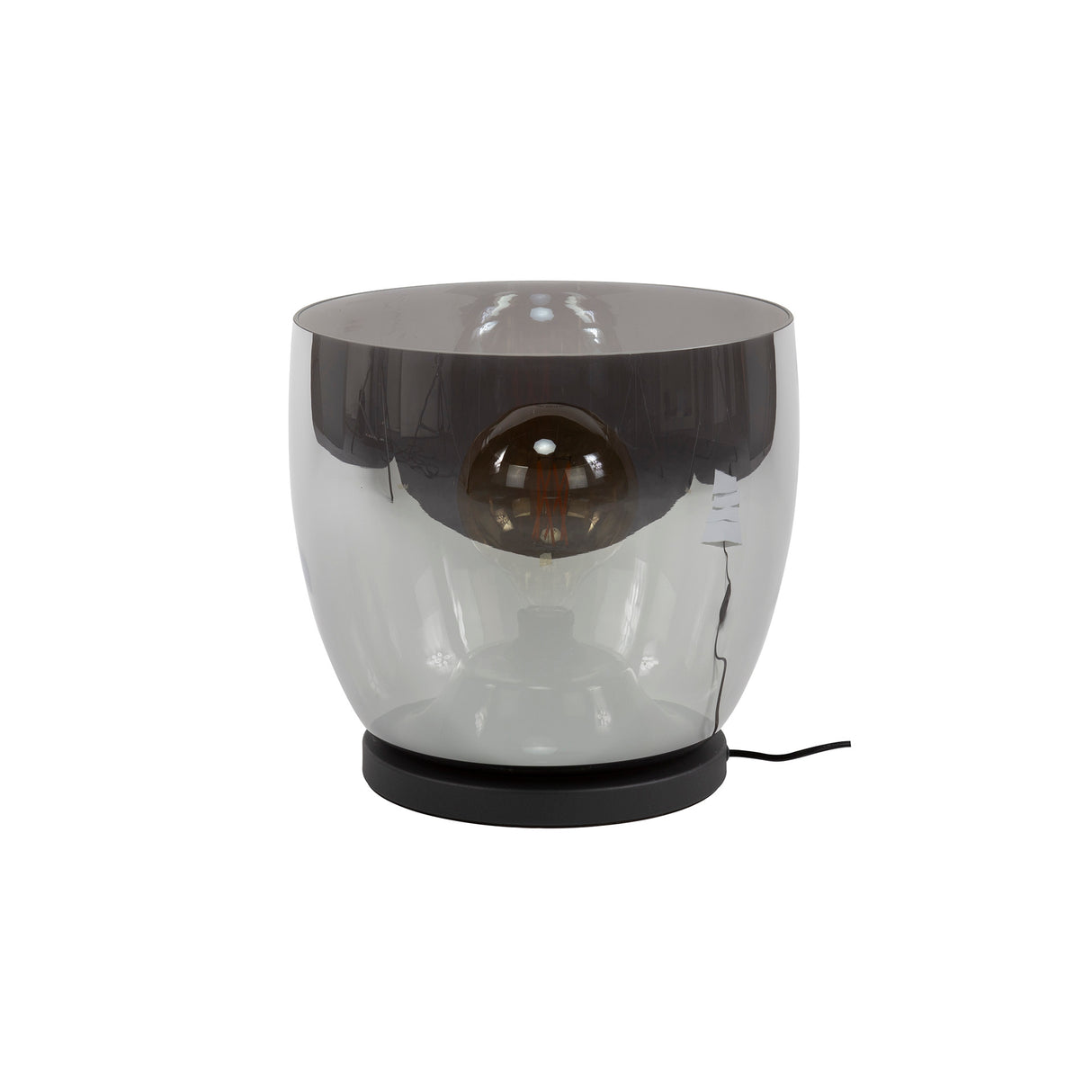 Lampadaire Dain UP XL en verre chromé