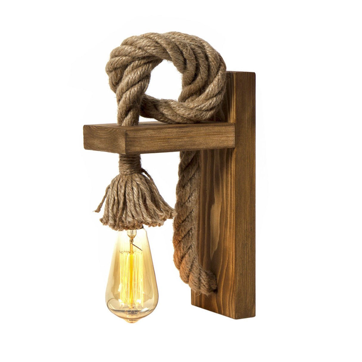 Applique Murale Brun Métal Nocturne