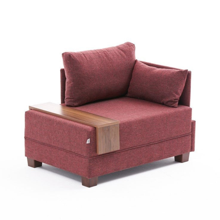 Fauteuil Droit Fly Rouge Claret