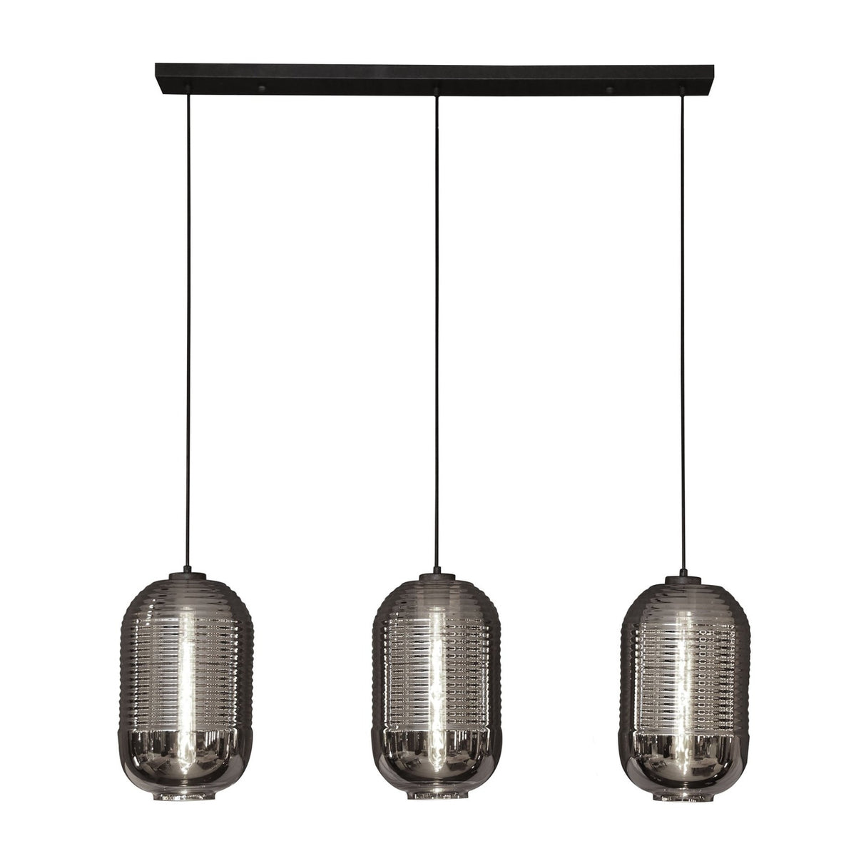 Lampe suspendue industrielle James 3-Light baignoire
