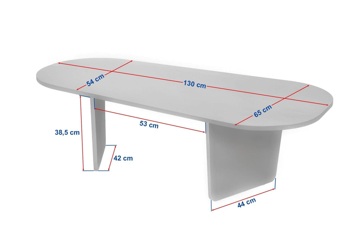 Ovalis - Oak 100% MELAMINE COATED PARTICLE BOARD