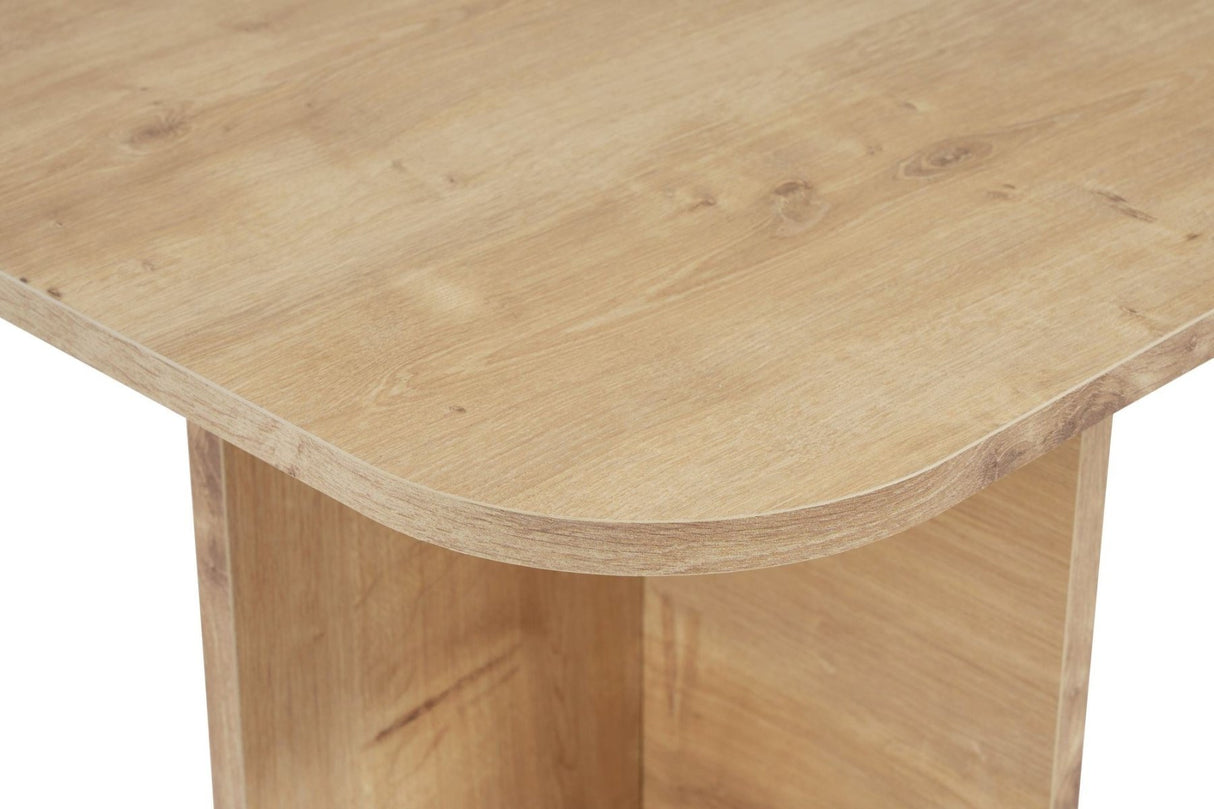 Table basse Akira aspect chêne saphir 120 cm bois composite enduit mélaminé