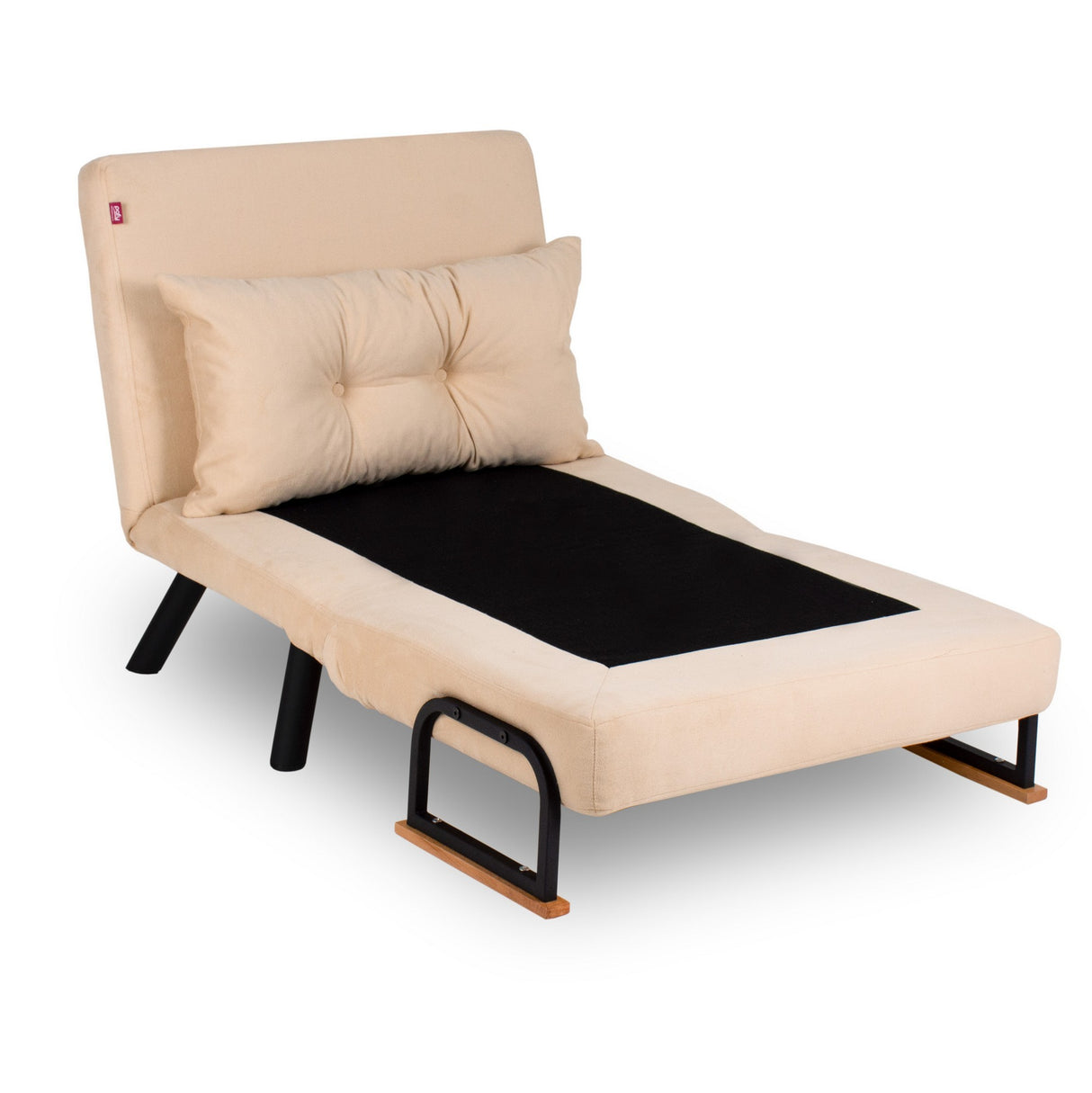 Fauteuil de sommeil Sando Tissu Crème