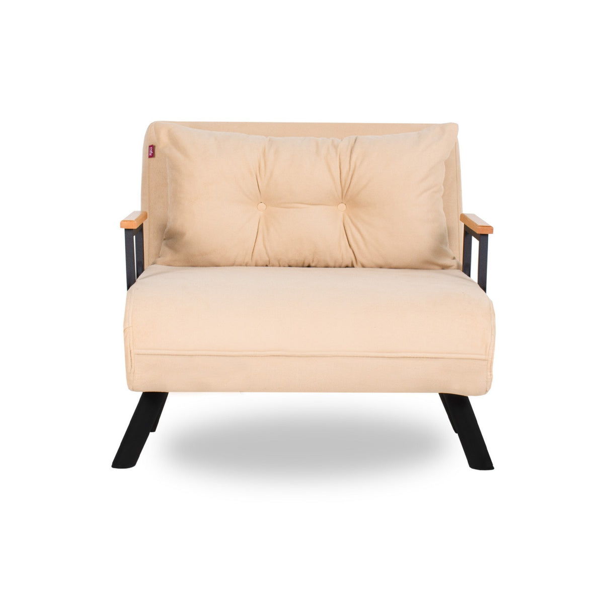 Fauteuil de sommeil Sando Tissu Crème