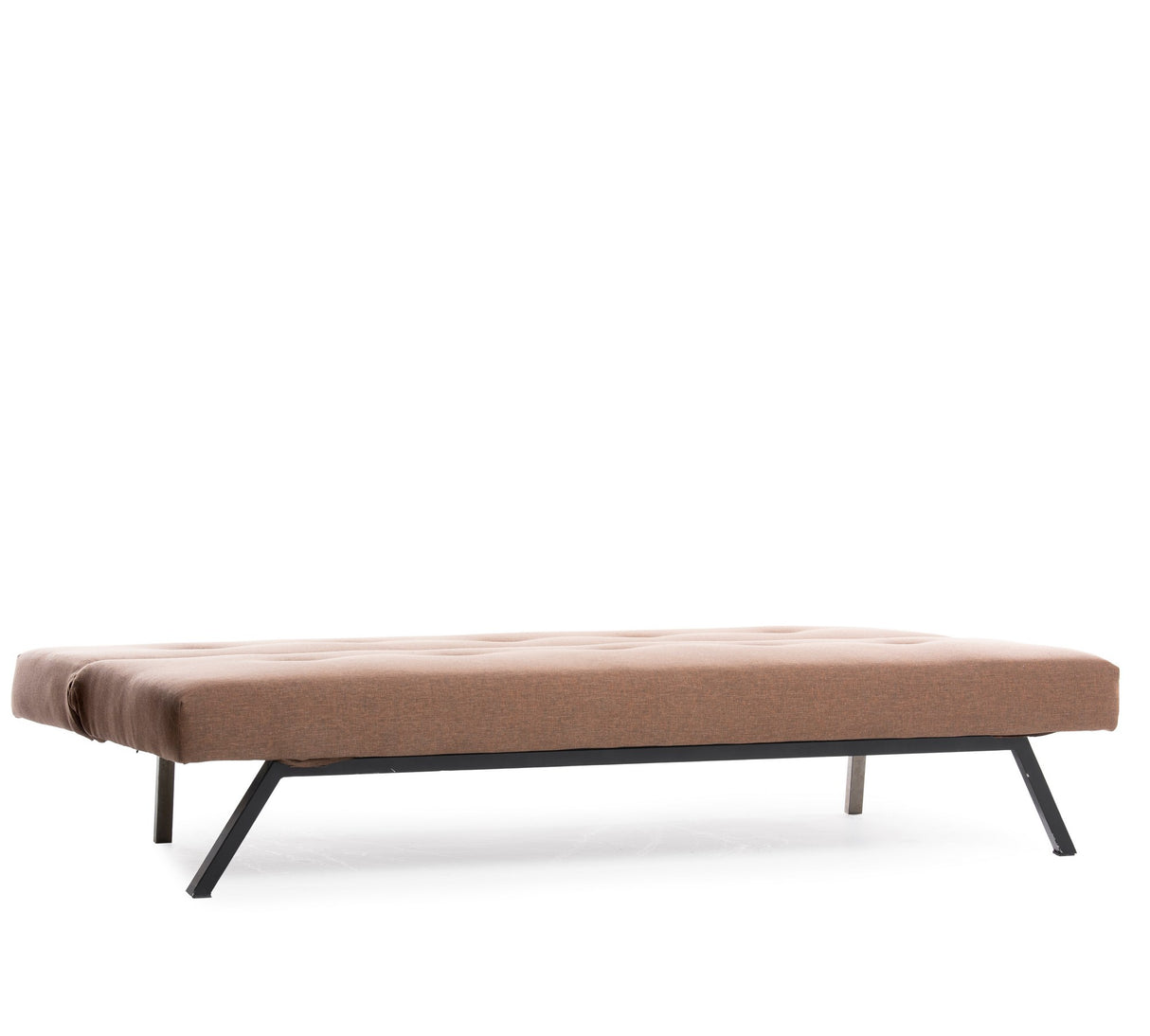 Slaapbank Zoly Bruin Stof 3-Zits - 180 cm - Zonder armleuningen - Zoly