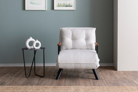 Slaapfauteuil Sando Crème Teddystof
