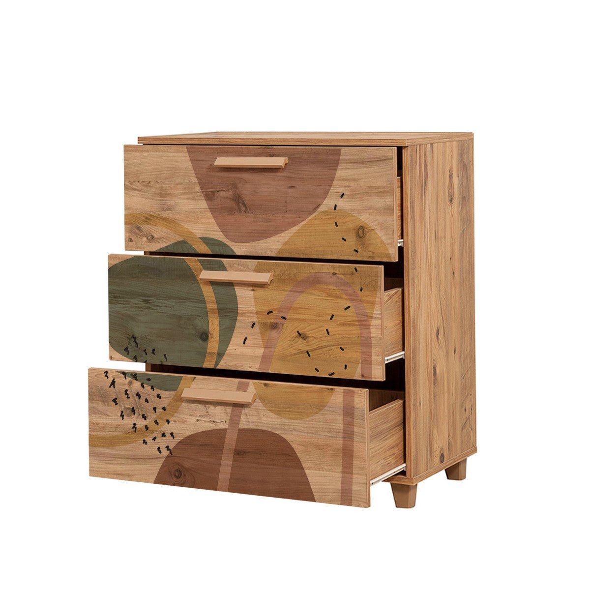 Charge Cabinet Leva Atlantic Pine Mélamine 80x95x43 cm