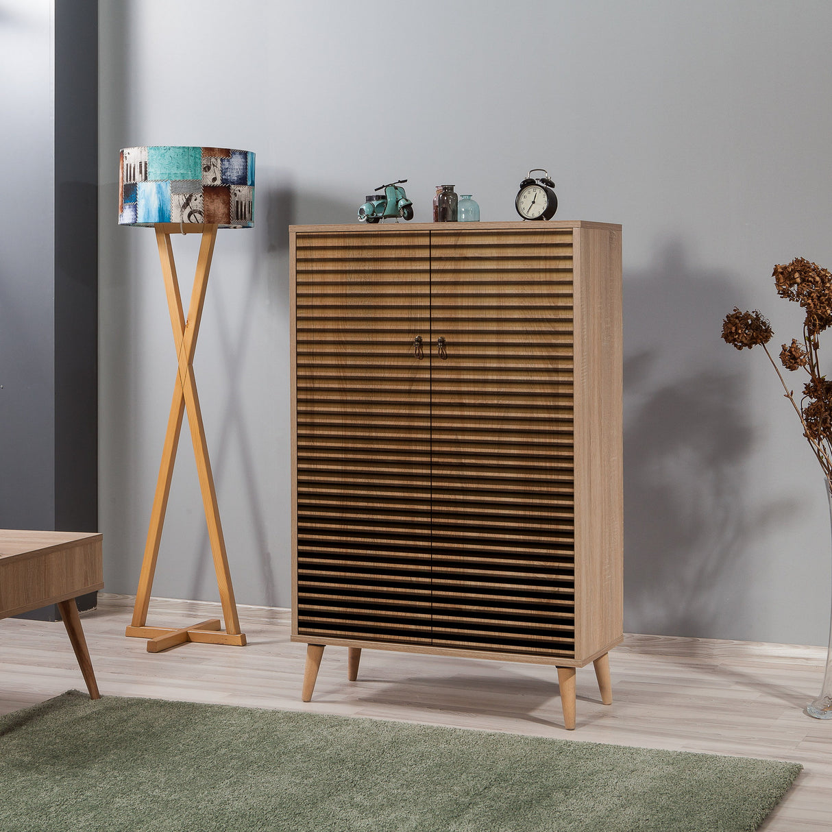 Armoire murale Multibox Sonoma Eik Melamine 80x127x36 cm