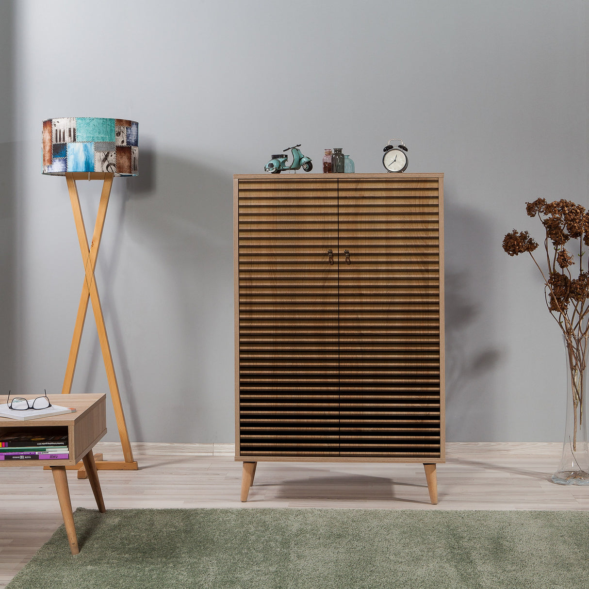 Armoire murale Multibox Sonoma Eik Melamine 80x127x36 cm